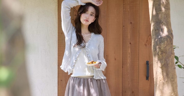 Áo cardigan tạo nét duyên dáng cho ngày se lạnh