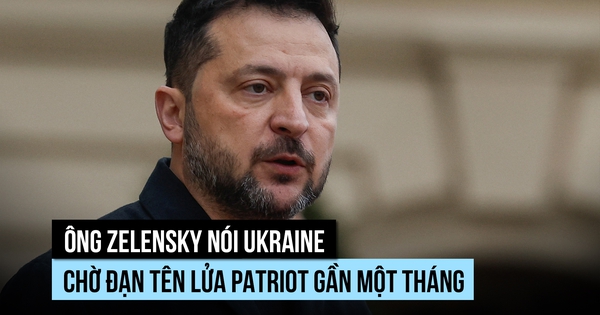 Ông Zelensky nói Ukraine chờ đạn tên lửa Patriot gần một tháng