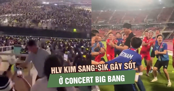 HLV Kim Sang-sik gây sốt ở concert Big Bang: Đi đâu cũng chỉ một điệu nhảy
