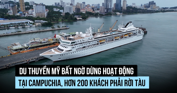 200 du khách phải rời tàu ở Campuchia khi du thuyền Mỹ dừng hoạt động
