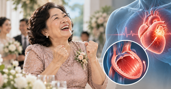 Người phụ nữ 65 tuổi phải nhập viện cấp cứu vì… quá hạnh phúc