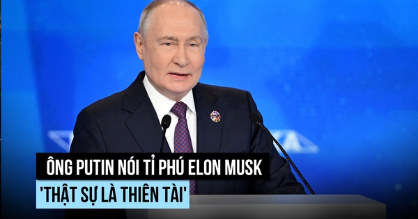 Ông Putin nói tỉ phú Elon Musk 'thật sự là thiên tài'