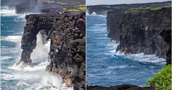 Kỳ quan hàng trăm năm tuổi đổ sụp ở Hawaii