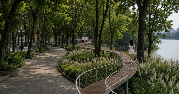 Hà Nội làm cầu cạn 'dải lụa ký ức' bên hồ Hoàn Kiếm