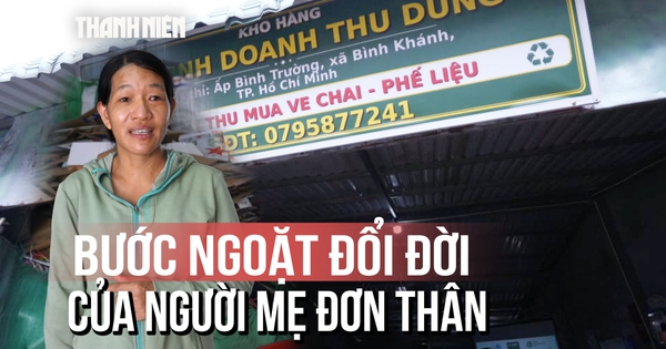 Người mẹ 7 năm gom ve chai nuôi 2 con ở Bình Khánh và bước ngoặt đổi đời