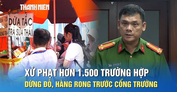 Công an TP.HCM: Hơn 1.500 trường hợp bị xử phạt vì dừng, đỗ trước cổng trường