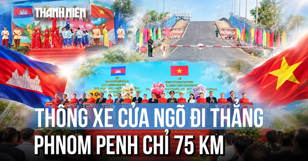 Chính thức thông xe cửa ngõ gần thủ đô Phnom Penh: Chỉ cách 75 km