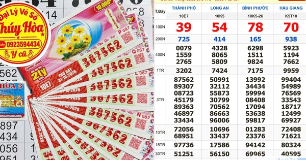 Xổ số miền Nam ngày 31 tháng 10: Tìm vé dãy 897978 trúng độc đắc đài TP.HCM