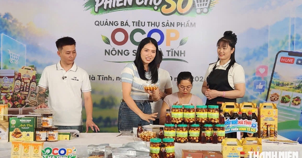 Tuổi trẻ Hà Tĩnh mở 'phiên chợ số' quảng bá, tiêu thụ sản phẩm OCOP