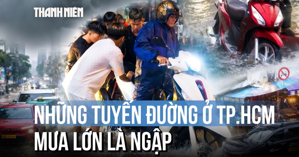 Chiều nay TP.HCM dự báo mưa lớn: Loạt tuyến đường cứ mưa lớn là ngập, người dân cần lưu ý