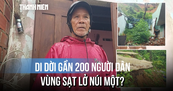 Bỏ nhà đi thuê trọ vì nguy cơ sạt lở, gần 200 người dưới chân núi Một giờ ra sao?