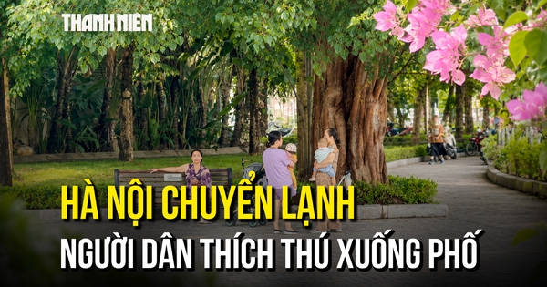 Thu Hà Nội gõ cửa, nhiều người dân hào hứng ra đường