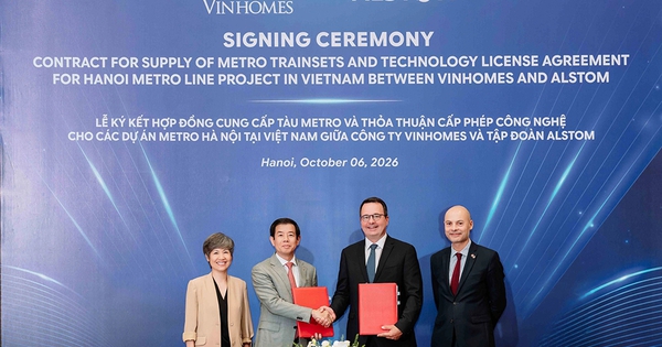 Vingroup hợp tác với Alstom cung cấp 200 đoàn tàu metro Hà Nội