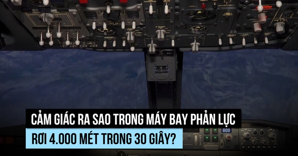 Cảm giác ra sao trong máy bay phản lực rơi 4.000 mét trong 30 giây?