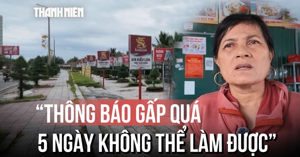 Tiểu thương dọc biển Nhật Lệ thấp thỏm vì 'phải di dời ngay'