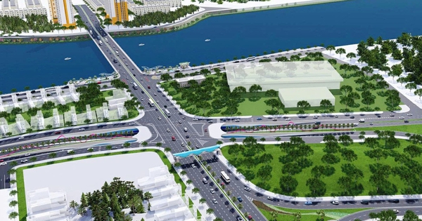 Đà Nẵng phân luồng giao thông phục vụ thi công đường dẫn lên cầu Hòa Xuân