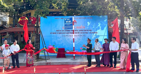 Hà Nội gắn biển đường phố mang tên thượng tướng Vũ Lập