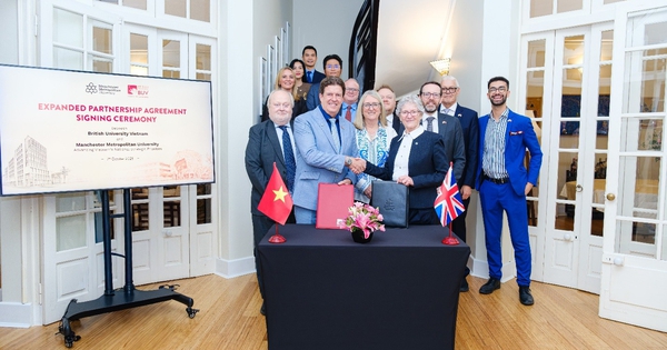 BUV và Manchester Metropolitan mở rộng hợp tác đào tạo gắn thực tiễn
