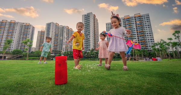 Diện mạo của một khu đô thị hạnh phúc nhìn từ nụ cười trẻ thơ