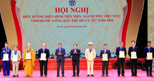 Giám đốc Công an TP.Hà Nội được vinh danh 'Công dân thủ đô ưu tú' năm 2026