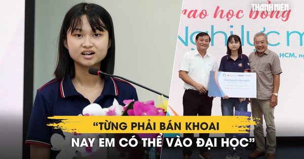 Học bổng Nghị lực mùa thi: 'Ngày trước bán khoai, nay em được tiếp tục vào đại học'