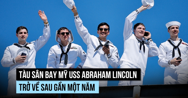Tàu sân bay Mỹ USS Abraham Lincoln về cảng nhà sau đợt triển khai dài kỷ lục