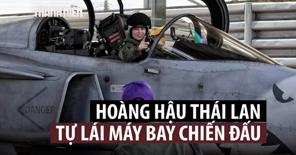 Xem Hoàng hậu Thái Lan tự lái tiêm kích Gripen bay huấn luyện
