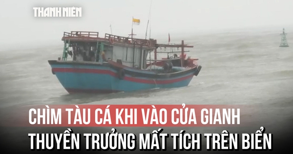 Huy động lực lượng chạy đua tìm kiếm thuyền trưởng mất tích ở cửa Gianh