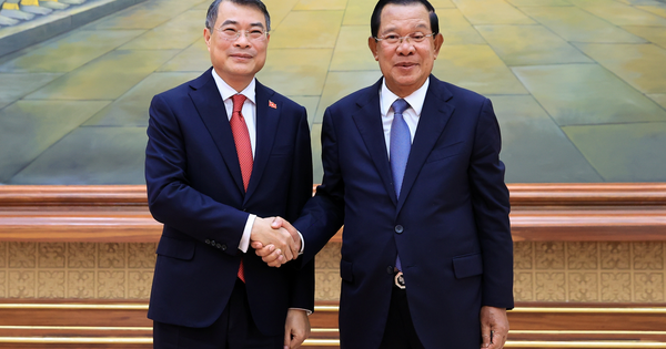 Thủ tướng Lê Minh Hưng hội kiến Chủ tịch Thượng viện Campuchia Hun Sen