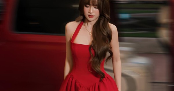 Váy đỏ ngày tết mang ý nghĩa may mắn và khí chất rạng rỡ đầu xuân