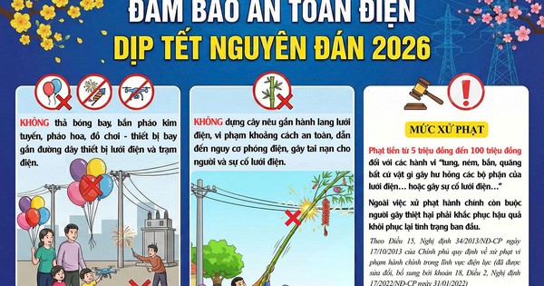 Cẩn trọng khi dựng cây nêu, trang trí đèn điện dịp tết