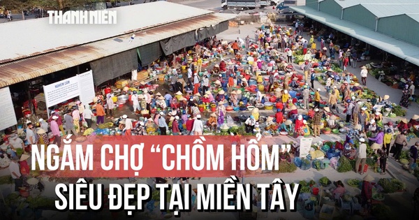 Ghé thăm chợ 'chồm hổm' siêu đẹp tại miền Tây