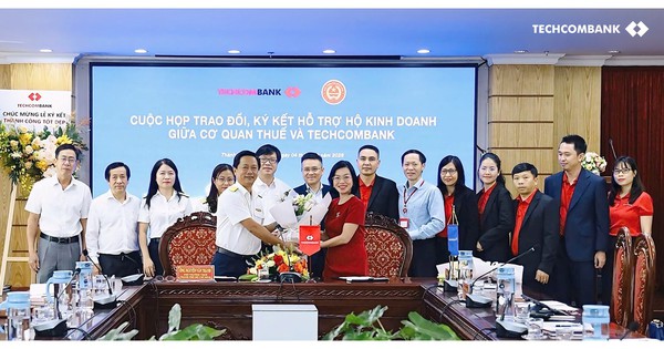 Techcombank và cơ quan thuế: Hỗ trợ hộ kinh doanh thanh toán không dùng tiền mặt