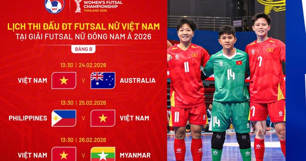 Chưa có bản quyền xem phát trực tiếp đội tuyển futsal nữ Việt Nam: Giờ thi đấu rất lạ