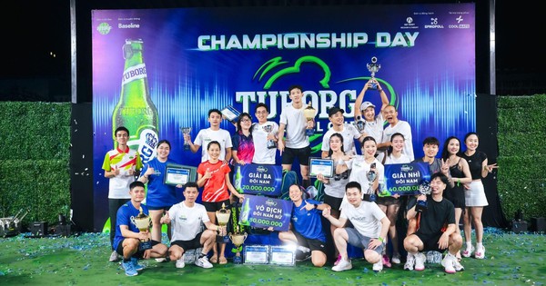 Lộ diện hai đội 'lên ngôi' trong đêm chung kết Tuborg Pickleball FINAL Championship