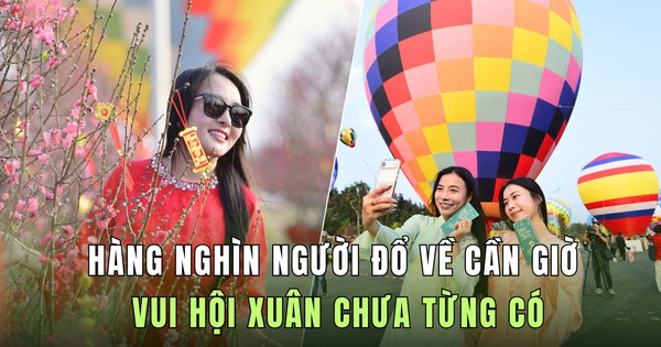 Hàng nghìn người đổ về Cần Giờ vui hội xuân chưa từng có