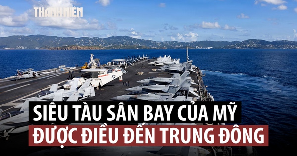Mỹ điều siêu tàu sân bay Mỹ đến Trung Đông giữa căng thẳng với Iran