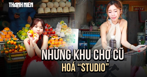 Đổ Xô Chụp Ảnh Tết Tại Các Sạp Trái Cây, Tiệm Nước Sâm Trong Khu Chợ Cũ