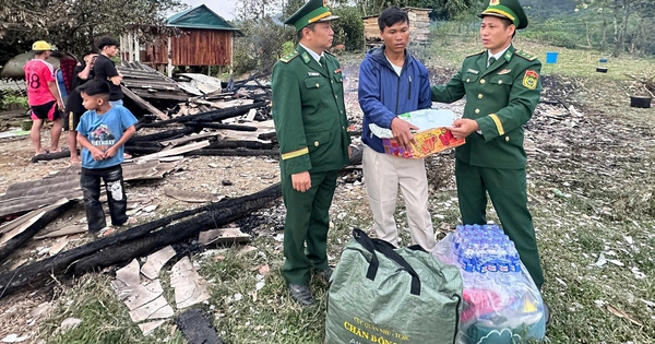 Cháy nhà ở vùng núi Quảng Trị mùng 2 tết