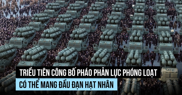 Kim Jong Un công bố pháo phản lực cỡ lớn có khả năng mang đầu đạn hạt nhân