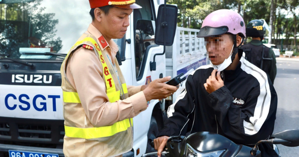 CSGT siết kiểm tra nồng độ cồn dịp Tết Bính Ngọ ở khu vực Phan Thiết