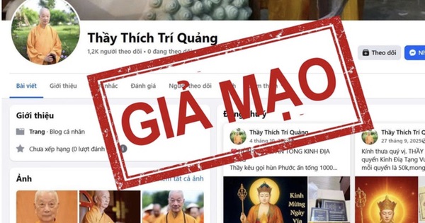 Mạo danh Đức Pháp chủ Giáo hội Phật giáo Việt Nam kêu gọi chuyển tiền trục lợi