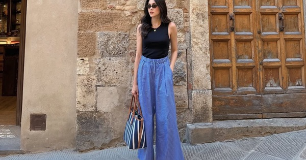 Duyên dáng đầu xuân cùng trang phục màu xanh cô ban