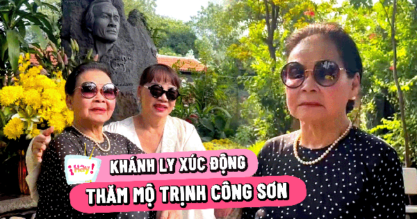 Ca sĩ Khánh Ly về nước sau cơn đột quỵ, xúc động viếng mộ Trịnh Công Sơn