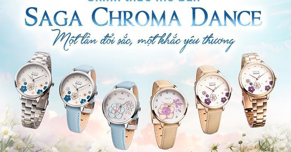Đồng Hồ Hải Triều Ra Mắt BST Saga Chroma Dance: Đồng Hồ Nữ Đổi Màu Độc Đáo