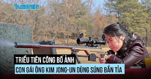 Xem con gái nhà lãnh đạo Kim Jong-un xạ kích bằng súng bắn tỉa