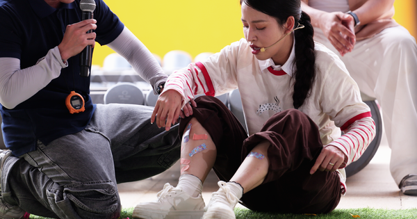 Puka gặp chấn thương trong show thực tế