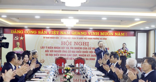 Tổng B&iacute; thư được cử tri t&iacute;n nhiệm tuyệt đối ứng cử Quốc hội kh&oacute;a XVI