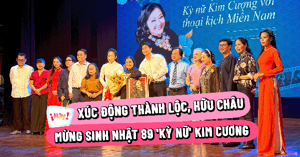 Nghệ sĩ Thành Lộc, Hữu Châu mừng sinh nhật 89 của 'Kỳ nữ' Kim Cương