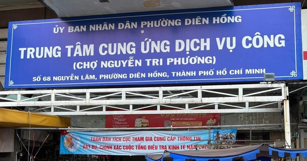Chợ Nguyễn Tri Phương gắn bảng trung tâm dịch vụ công: Phường Diên Hồng nói gì?